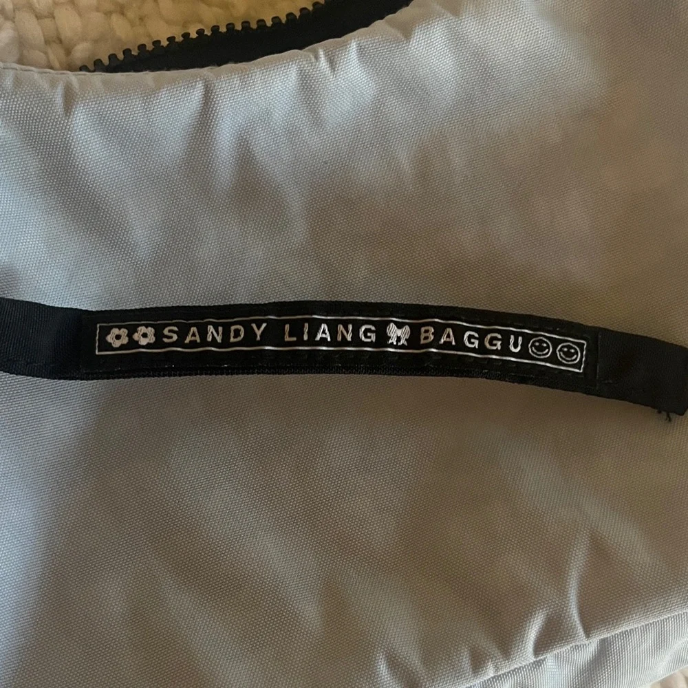 Sandy Liang x Baggu Baby Blue Shoulder Bag with Black Accents - Picture 2 of 4